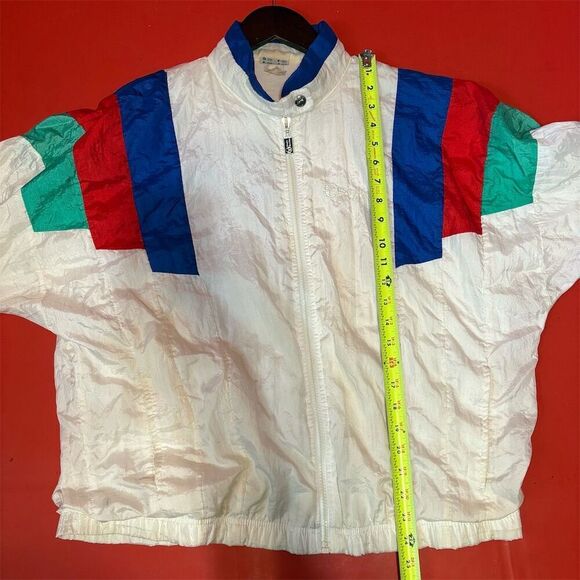Vintage Sergio Tacchini Womens Multicolor Windbreaker Jacket Size 10 - Picture 9 of 12